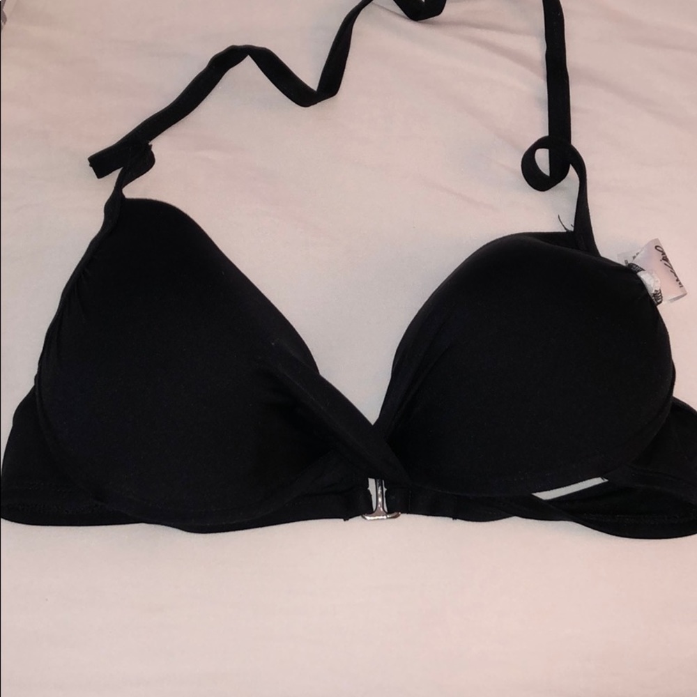 Black bikini top